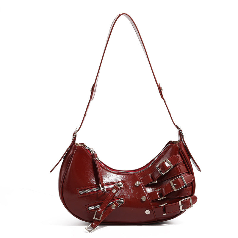 BUCKLE BAGUETTE BAG