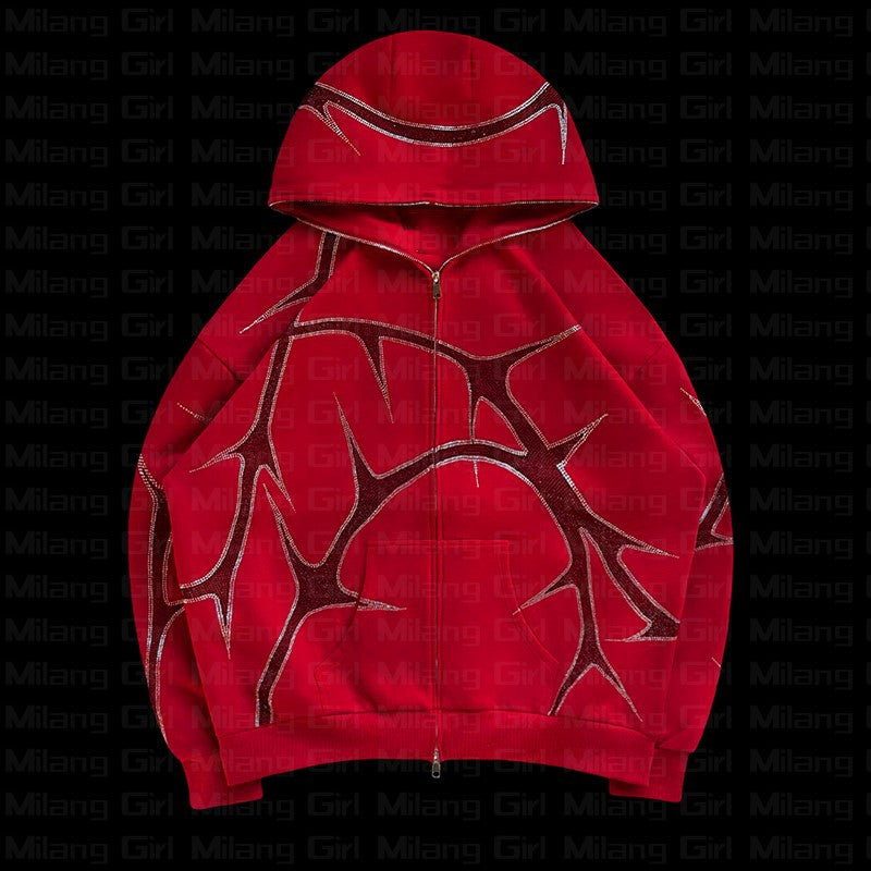 VEIN ZIP HOODIE