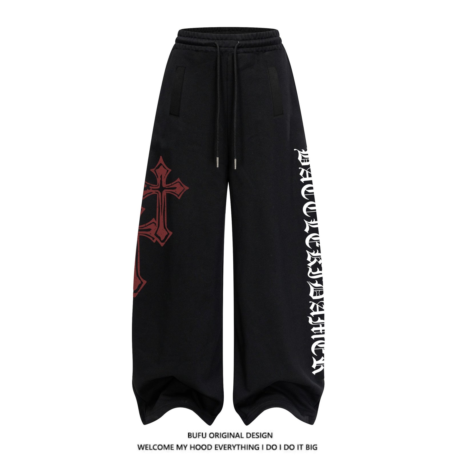 CROSS BAGGY PANTS