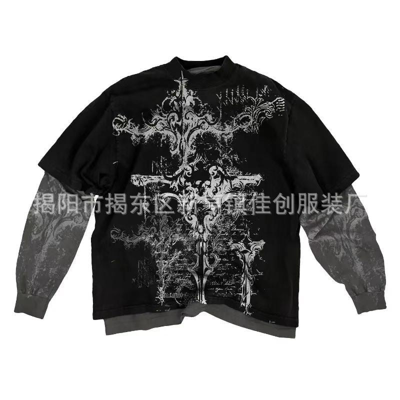 CROSS LAYARED TEE