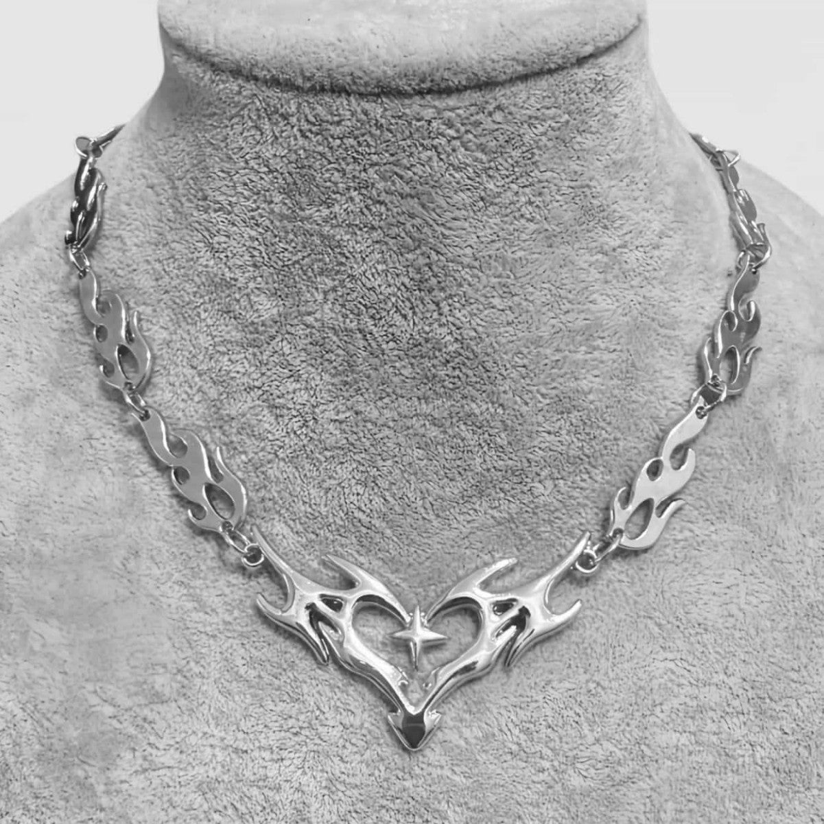 TRIBAL HEART NECKLACE