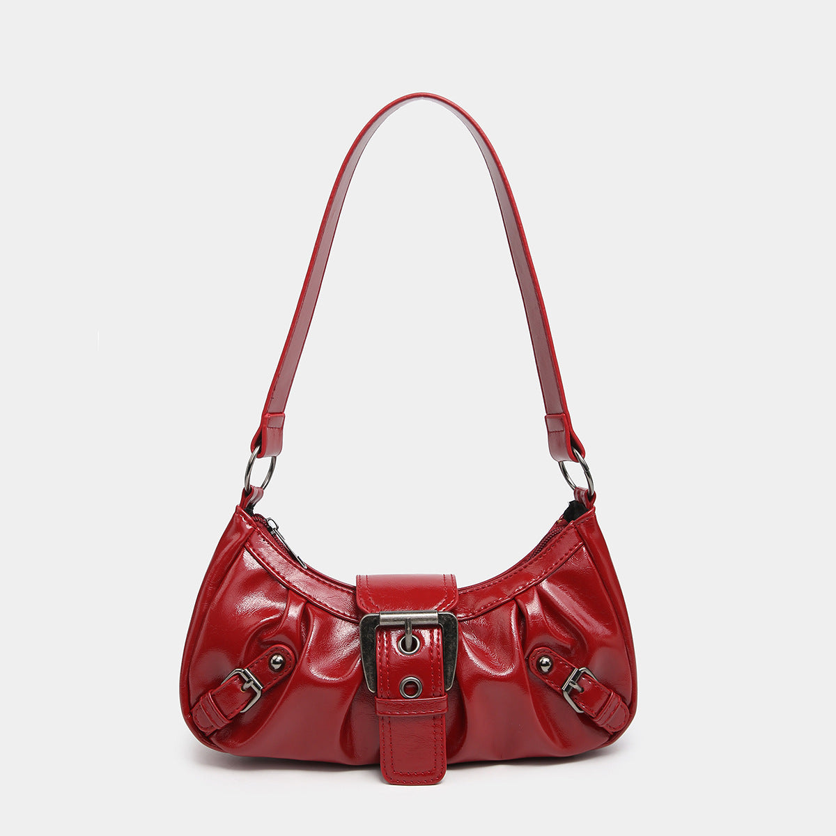 BUCKLE SHOULDER BAG