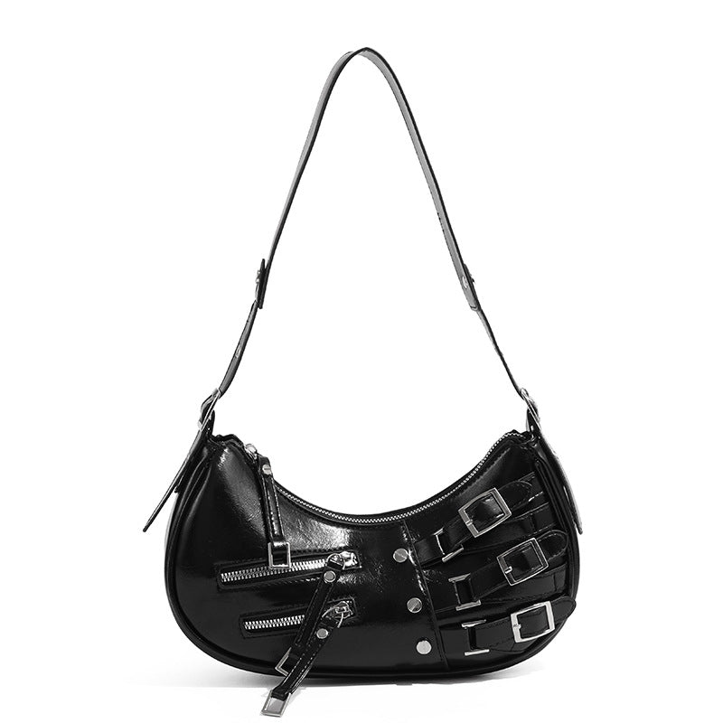 BUCKLE BAGUETTE BAG