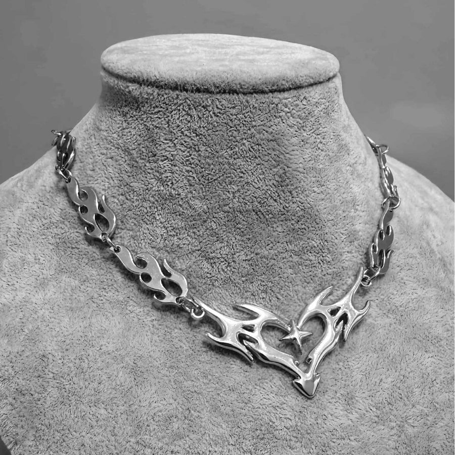 TRIBAL HEART NECKLACE