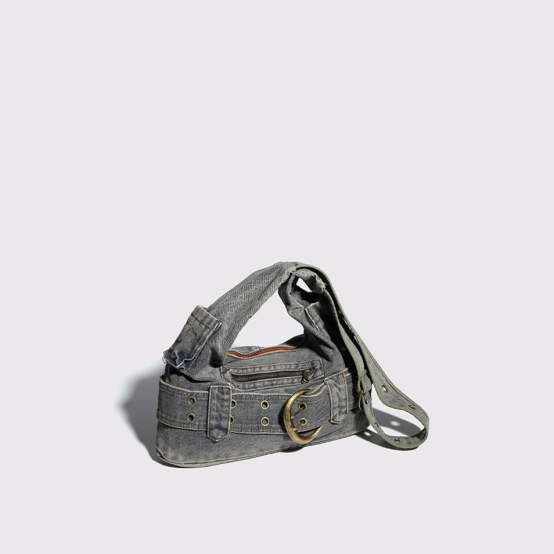 BUCKLE SHOUDER BAG