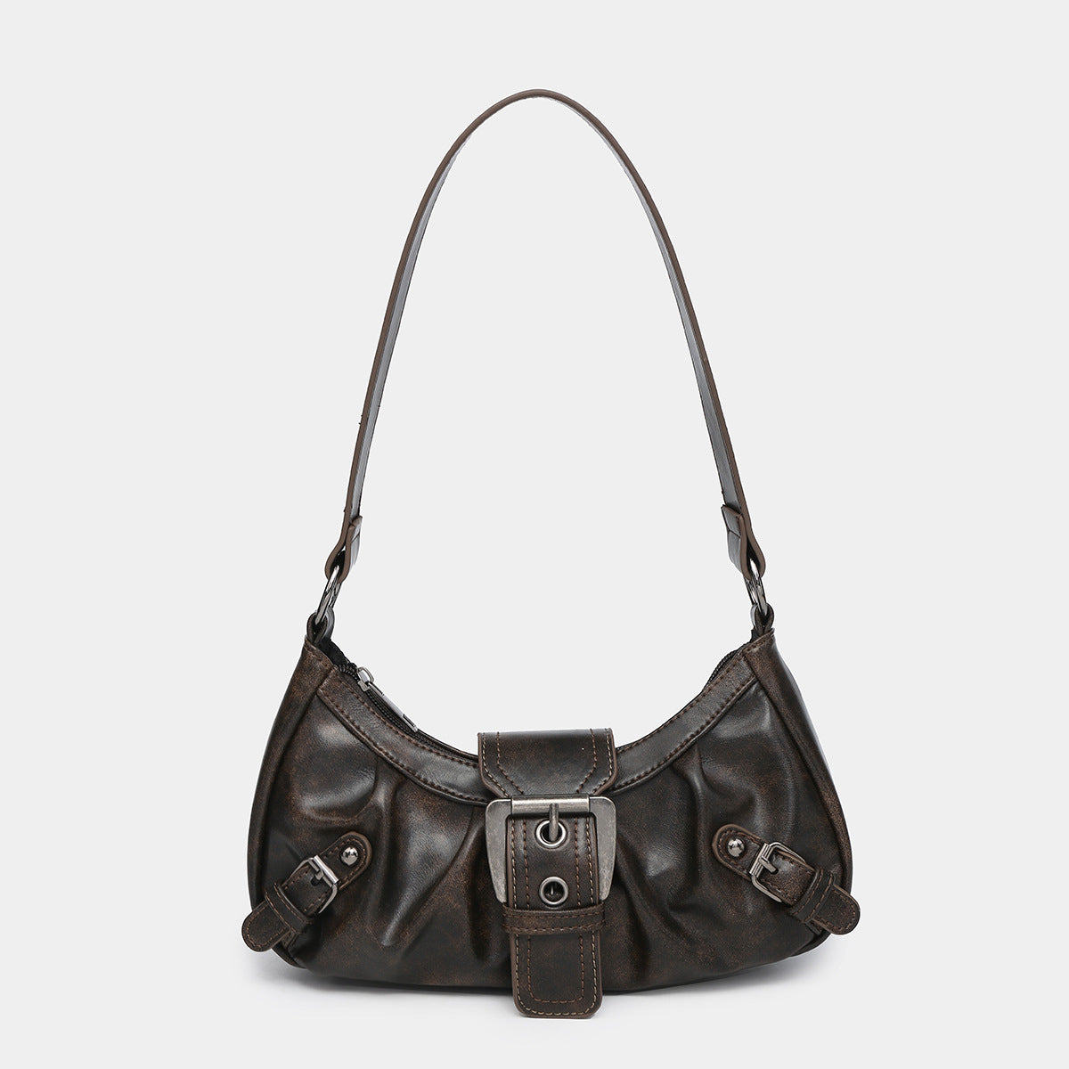 BUCKLE SHOULDER BAG
