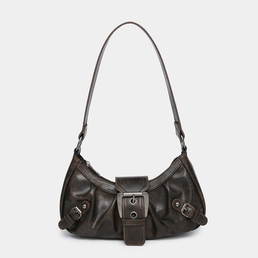 BUCKLE SHOULDER BAG