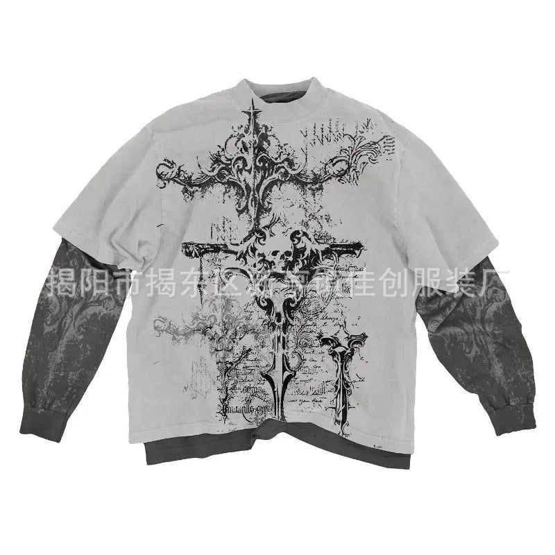 CROSS LAYARED TEE